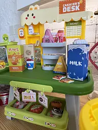 Ігровий набір Super Market 2-в-1: тележка для покупок + касовий апарат (зелений) - мініатюра 6