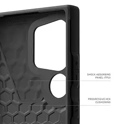 Оригінальний протиударний чохол UAG Civilian для Samsung Galaxy S24 Ultra (S928) Black 214439114040 - мініатюра 9