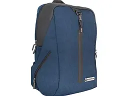 Рюкзак Optima поліестр синій 45x30x22см діловий Techno арт.O97491