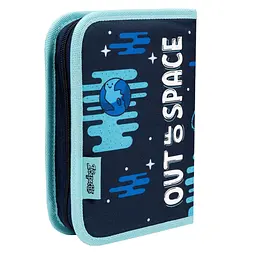 Пенал твердий 1Вересня одинарний з двома клапанами HP-04 Out Of Space (533457) - мініатюра 2