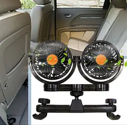 Вентилятор автомобільний 5 дюймів 12V з регулятором швидкості - мініатюра 6