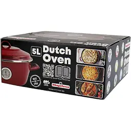 Каструля з термометром Vitrinor Dutch Oven 26 см 5 л червона  (2111691) - мініатюра 7