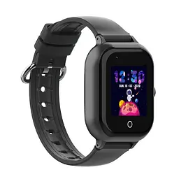Дитячий смарт годинник Lemfo M52 з GPS трекером, 4G сім карткою та прослушкою Чорний  - мініатюра 2