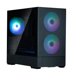 Zalman Корпус P30 AIR без БП, 1xUSB3.0, 1xUSBType-C, 3x140мм ARGB, VGA 392мм, LCS ready, TG Side Panel, mATX, чорний - мініатюра 2