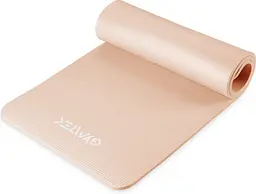 Килимок (мат) для фітнесу та йоги Gymtek NBR 1,5см персиковий