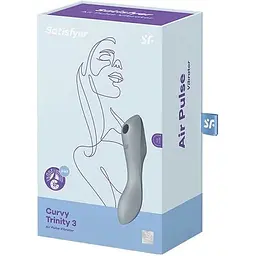 Вакуумний стимулятор з вібрацією Satisfyer Curvy Trinity 3 - мініатюра 5