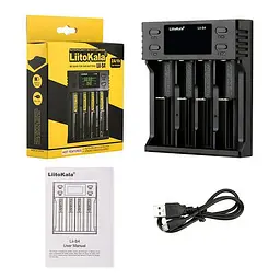 Зарядний пристрій LiitoKala Lii-S4, 4x(Lion/LiFePO4/NiMH/NiCd), Auto Polarity, Display - мініатюра 9