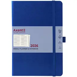 Щотижневик Axent 2026 Grand Strong 195х255 мм синій (8530-26-02-A) - мініатюра 2