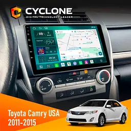 Штатна магнітола Toyota Camry 2011-2015 USA Cyclone C10-013 4x64 DSP 4G Cyclone (НФ-00006488)