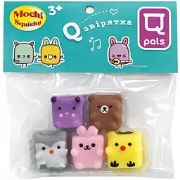 Іграшка колекційна Monster Gum mochi squishy Q звірятка (T25009)