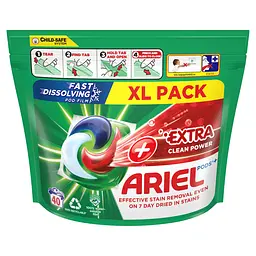 Капсули для прання Ariel Pods+ Сила Екстраочищення 40 шт. - мініатюра 2