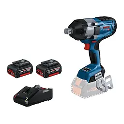 Акумуляторний ударний гайковерт Bosch GDS 18V-1050 H Professional з 2 акб GBA 18V 4.0 Ah і з/п GAL 18V-40