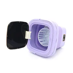 Пральна машина H576 MINI P, складана, 9л, 12В, 25Вт, 1.2кг, LED-індикатор, електронне управління, 29,5*29,5(14.5)мм, пластик, фіолетовий - мініатюра 2