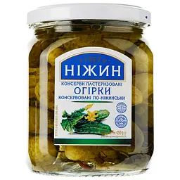 Огурцы Ніжин консервированные по-нежински 450 г (25907)