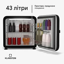 Холодильник-міні Klarstein Audrey Evo 43 л 42 Вт (10046619) - мініатюра 4