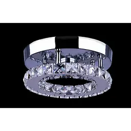 Стельовий LED світильник люстра з кришталем діаметром 19см Linisoln S001