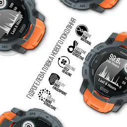 Гідрогелева плівка на годинники Garmin Instinct 3 50mm ArmorStandart захисна плівка для смарт годинників прозора (ARM86958) - мініатюра 2