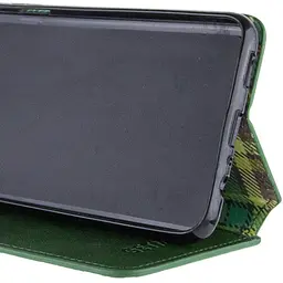 Шкіряний чохол-книжка GETMAN Cubic (PU) для Xiaomi Poco F5 Pro Зелений - мініатюра 5