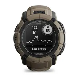 Смарт-годинник Garmin Instinct 2X Solar-Tactical Edition Coyote Tan (010-02805-12/02) - мініатюра 4