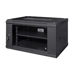 Комутаційна шафа NVC-6U/600x450x350 Black (25-00067) - мініатюра 1