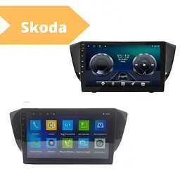 Штатна автомагнітола XPRO Skoda Superb (9") Android 10.1 (4/32) чорна (MER-14125_5463) - мініатюра 2