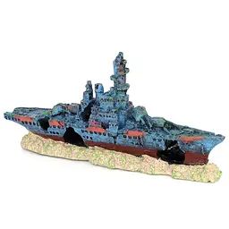 Декорація затонулий корабель Aqua Nova 23x4,5x11 см (AN673) - мініатюра 4