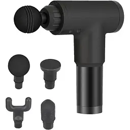 Портативний масажер для тіла Fascial Gun KH-320 Black (VD1299)