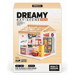 Конструктор-румбокс Mini House серії Інтер'єр Цілодобовий мінімаркет зі світлом (8001) - мініатюра 4