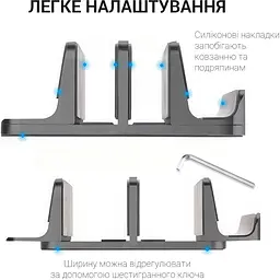 Підставка для ноутбука OfficePro LS730G Grey [144421] - мініатюра 7