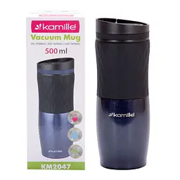 Термокухоль Kamille KM-2047 500мл фіолетовий - мініатюра 5