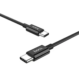 Кабель Hoco X23 Pisces Cable Type - C to Type - C 3A 1m Black