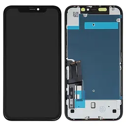 Дисплей для iPhone 11, чорний, з рамкою, ., (TFT), imisu
