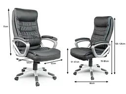 Офісне крісло Sofotel EG-226 Black - мініатюра 3