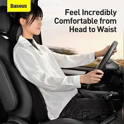 Подушка на підголовник Baseus для шиї з пам'яттю / Floating Car Headrest 1 шт (CRTZ01-B01) - мініатюра 7