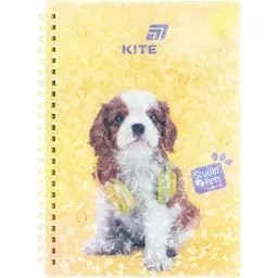 Блокнот Kite Studio Pets А5 80 аркушів SP клітка на спіралі (SP26-277)
