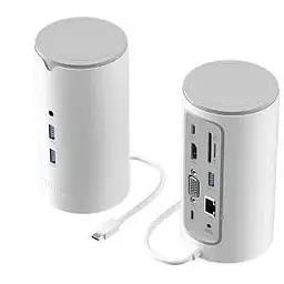 Концентратор Vention USB3.1 Type-C to HDMI/VGA/USB3.0x3/RJ45/SD/TF/TRRS 3.5m/PD/DC100W12-in-1 (TPHWC-EU)