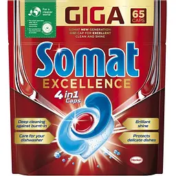 Таблетки для посудомийних машин Somat Excellence, 65 шт. (862147)