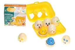 Сортер DF31 "Яйця" у лотку 6 шт., у коробці р.16,5x12x7,5 см YG Toys