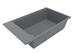 Кухонна мийка Miraggio Lagoon 760 gray 0002086, Сірий