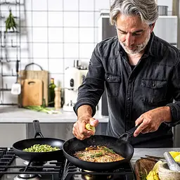 Набір сковорідок KitchenAid CFA 24/28 см з керамічним покриттям 2 предмети (CC003569-001) - мініатюра 9