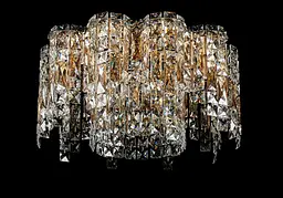 Кришталева люстра Splendid Ray LGH90360/10 (FGD) - стельова люстра в золоті з кришталем E14 - мініатюра 2