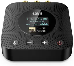 Bluetooth-ресивер 1Mii B06HD+ Hi-Res LDAC Bluetooth 5.3 з DAC та OLED-дисплеєм