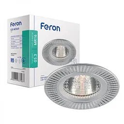 Свiтильник точковий Feron GS-M369 під лампу срібло (17933)