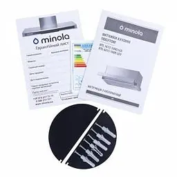 Витяжка телескопічна Minola HTL 6615 I 1000 LED - мініатюра 8