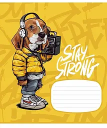 Зошит загальний Школярик Stey Strong у лінію 18 аркушів 25 шт. (018-3308L) - мініатюра 3