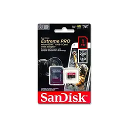 Карта пам'яті SanDisk 1 TB microSDXC UHS-I U3 Extreme Pro+SD Adapter (SDSQXCD-1T00-GN6MA) - мініатюра 4