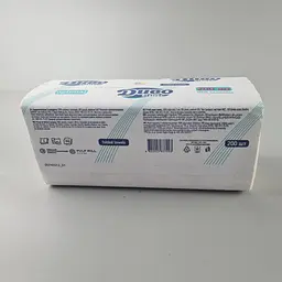 Листові паперові рушники, SoffiPro Optimal, 2-шарові, білий, 200 аркушів, 230ммx250мм, 160 в упаковці - мініатюра 3