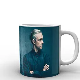 Кухоль GeekLand Шерлок Холмс Sherlock задумливі SH.002.12 330 мл білий - мініатюра 3