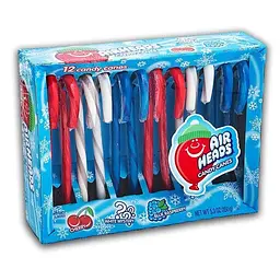 Льодяники-тростини Airheads Candy Canes 150г - мініатюра 2