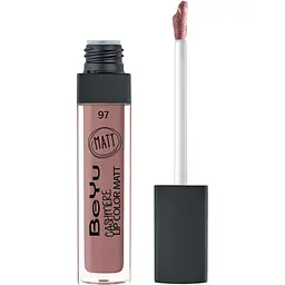 Блиск для губ BeYu Cashmere матовий відтінок 97 Sweet Nude 6.5 мл - мініатюра 2